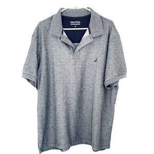 Nautica 1X Gray Deck Shirt